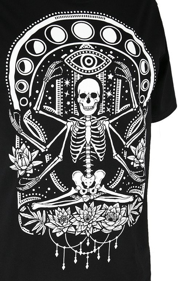 bluzka damska CHILL SKELETON OVERSIZED