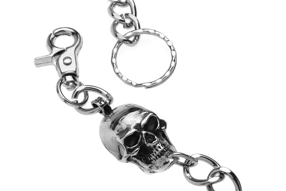 łańcuch do kluczy / portfela SKULL