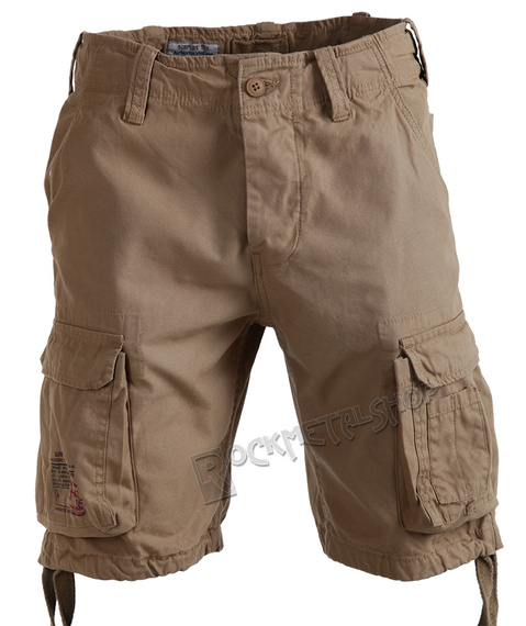 spodnie bojówki krótkie AIRBORNE VINTAGE BEIGE