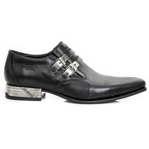 buty NEW ROCK  ANTIK PULIDO-NEGRO, VIP1 NEGRO GUM TACON GUM [M.2246-S5]