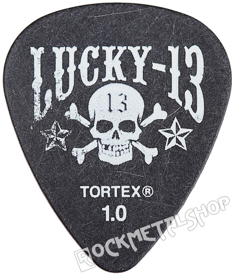 kostka gitarowa DUNLOP LUCKY 13 - WHEELS  (L16)